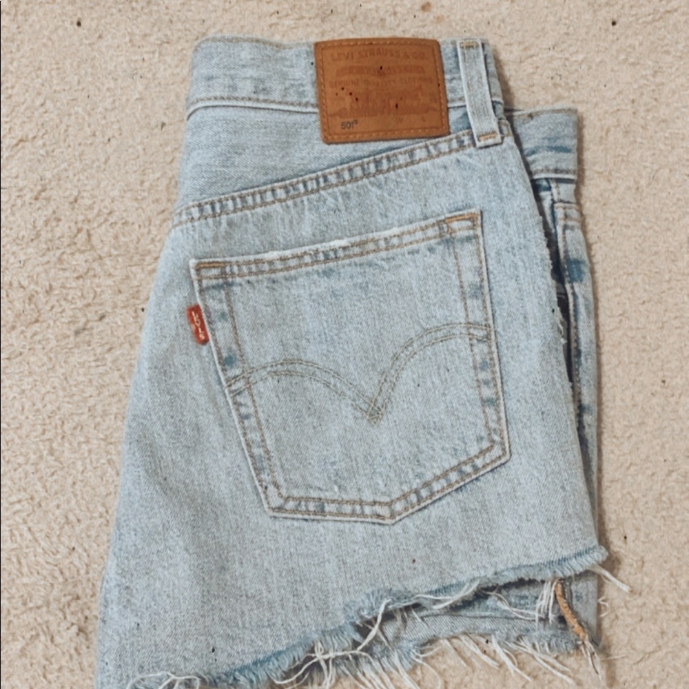 Levi shorts.